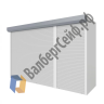 Роллетный шкаф для паркинга 1700х4000х900