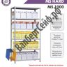 Стеллаж MS Hard 250/100x50/6 полок
