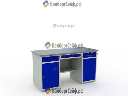 Верстак PROFI (№253) WT160.WD2.WD2.100